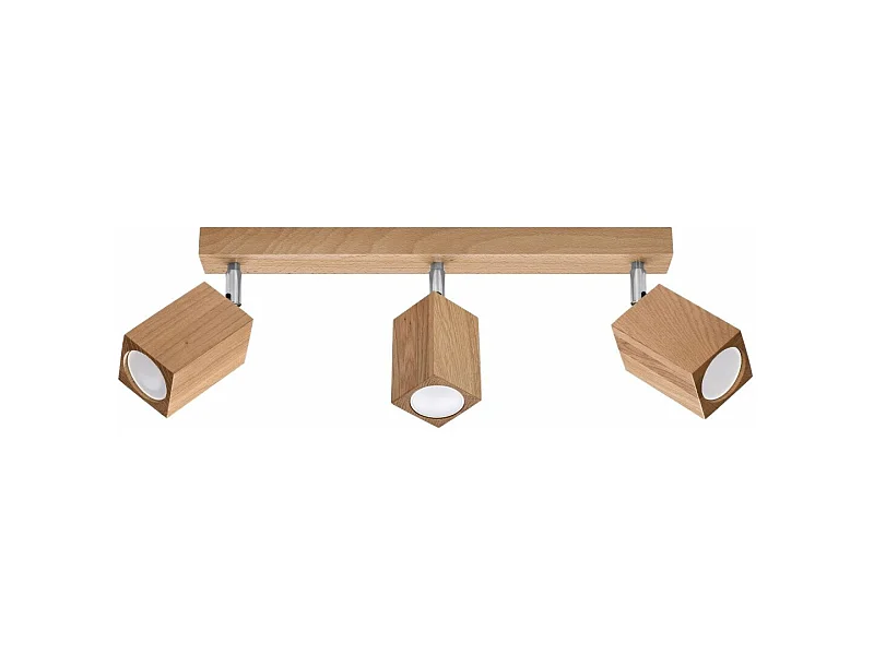 Plafonnier Kepler 3 chêne