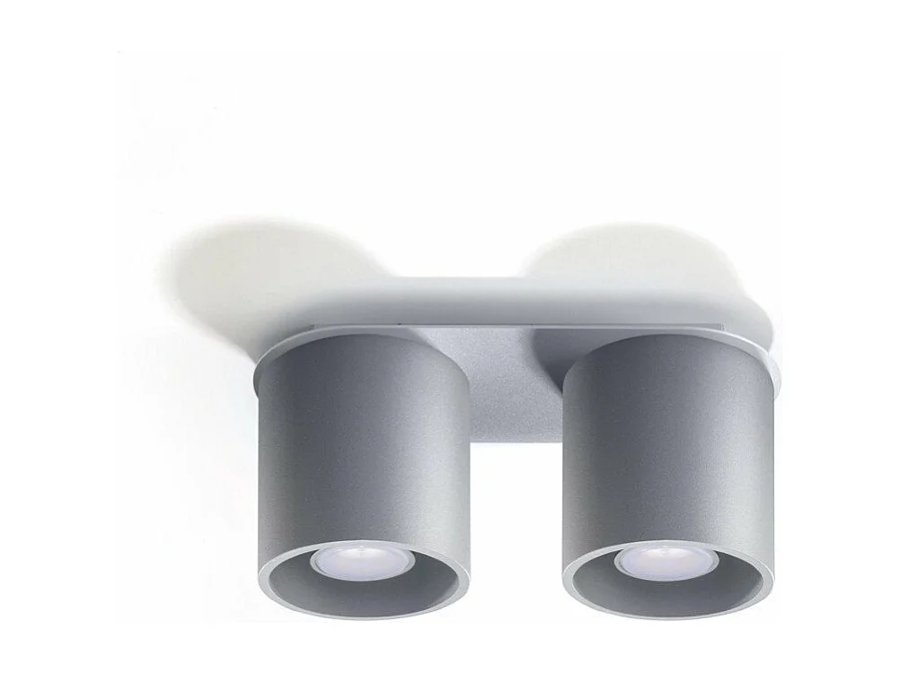 Plafonnier Orbitum 2 gris