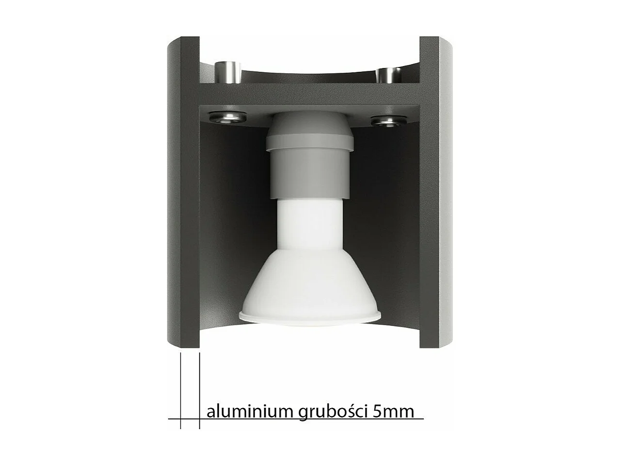 Plafonnier Orbitum 2 gris