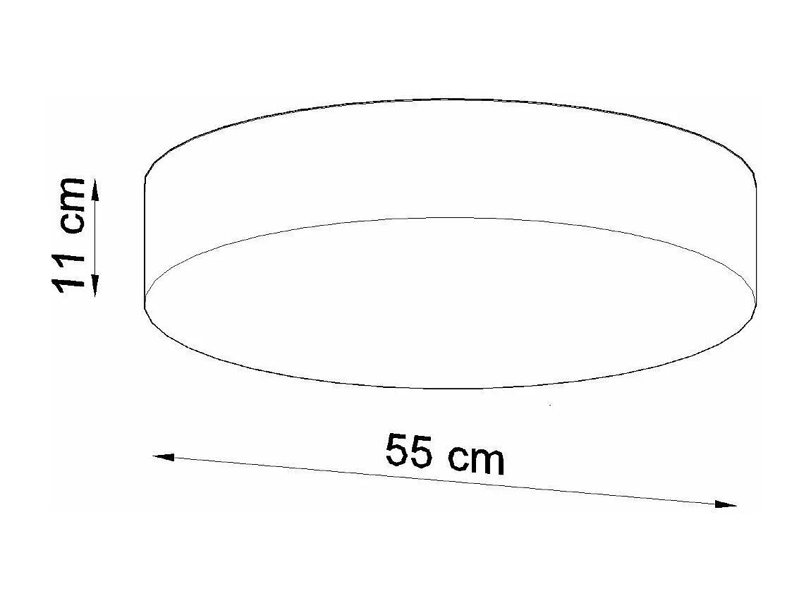 Plafonnier Andromeda 55 blanc