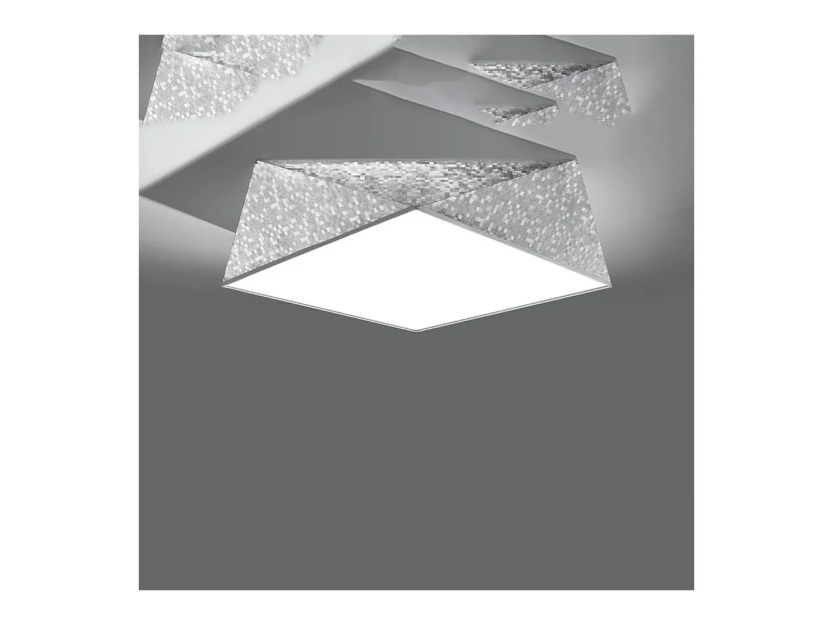 Plafonnier Hexastar 45 argent