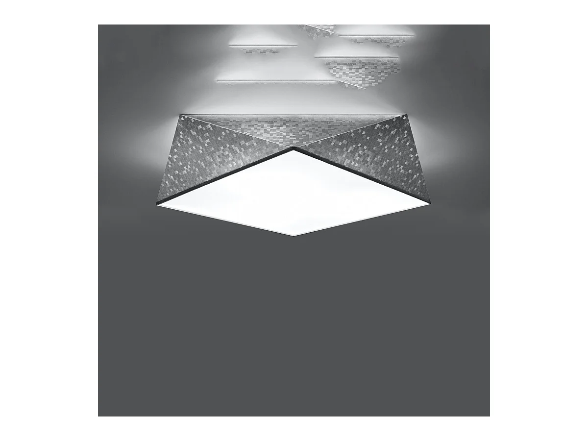 Plafonnier Hexastar 45 argent