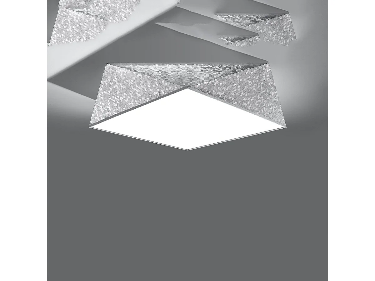 Plafonnier Hexastar 45 argent