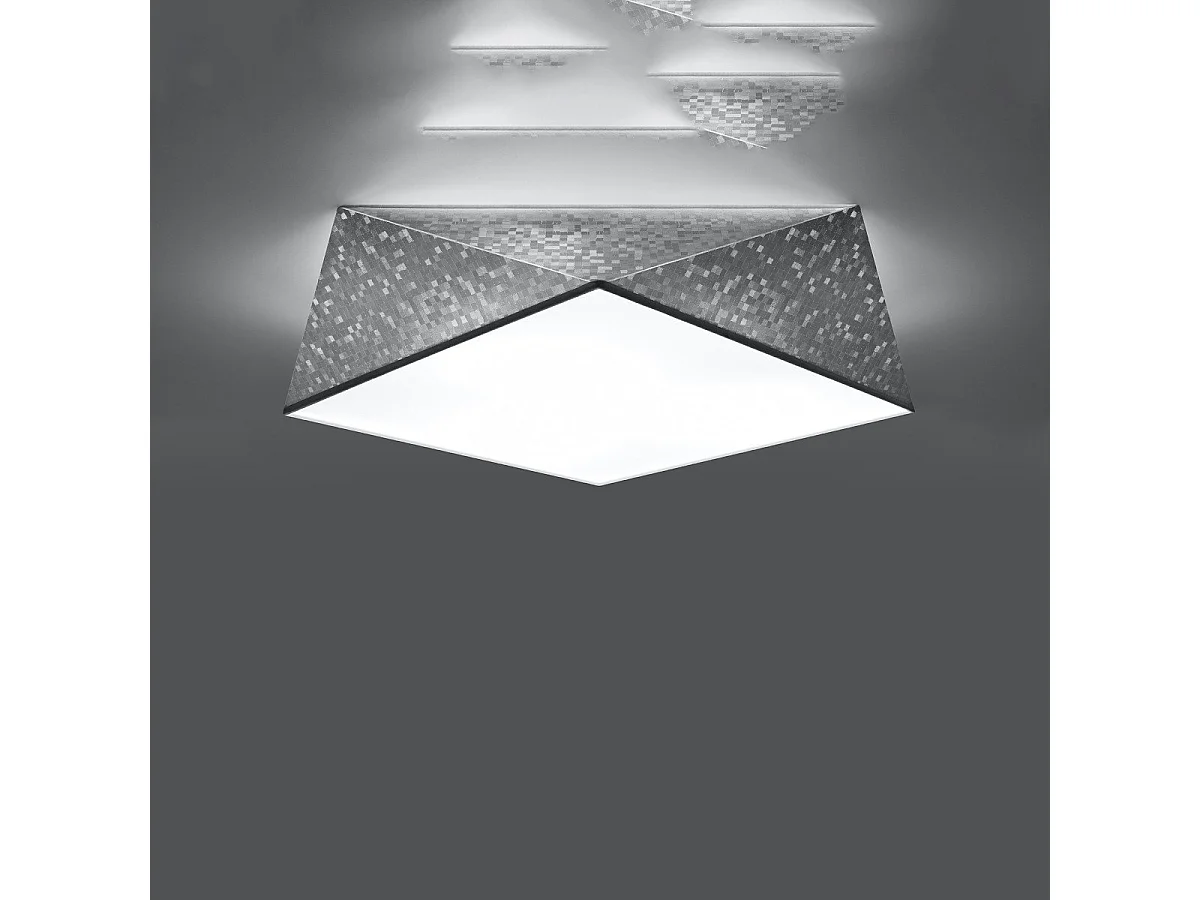 Plafonnier Hexastar 45 argent