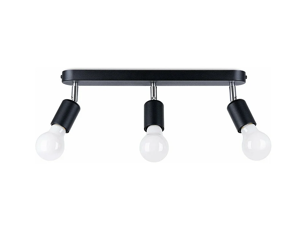 Plafonnier Fornax 3 noir