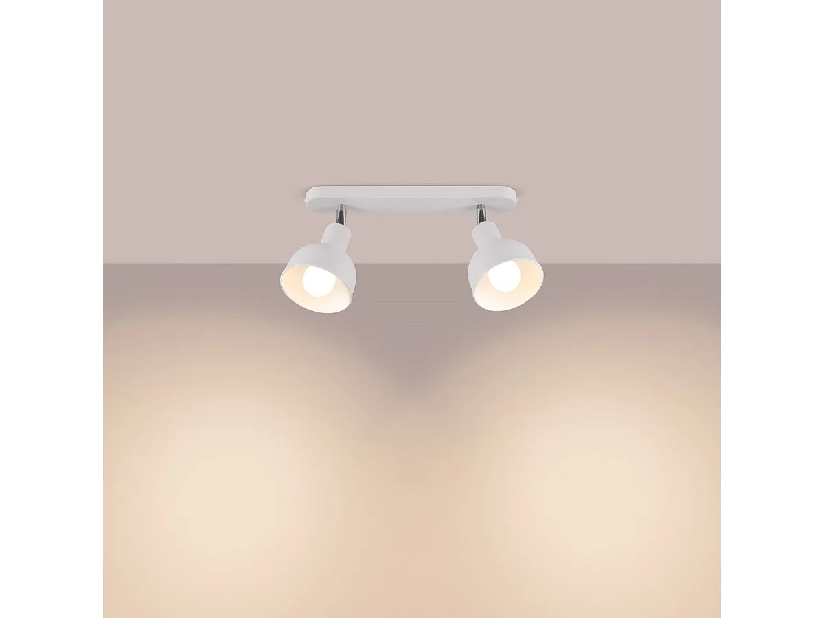 Plafonnier Elara 2 blanc