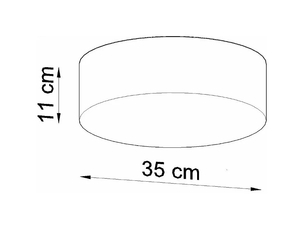 Plafonnier Andromeda 35 blanc
