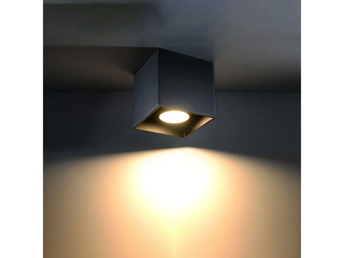 Plafonnier Quasar 1 noir