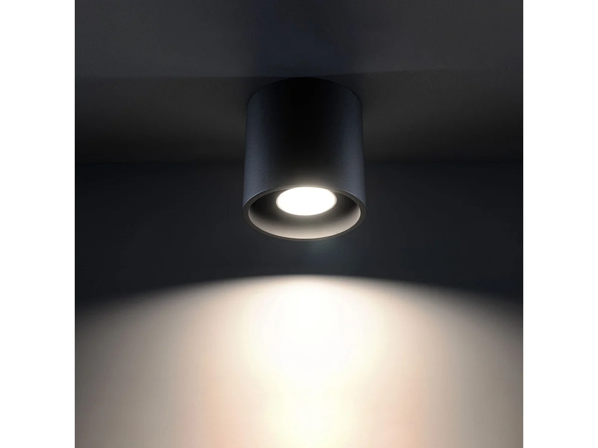 Plafonnier Orbitum 1 noir