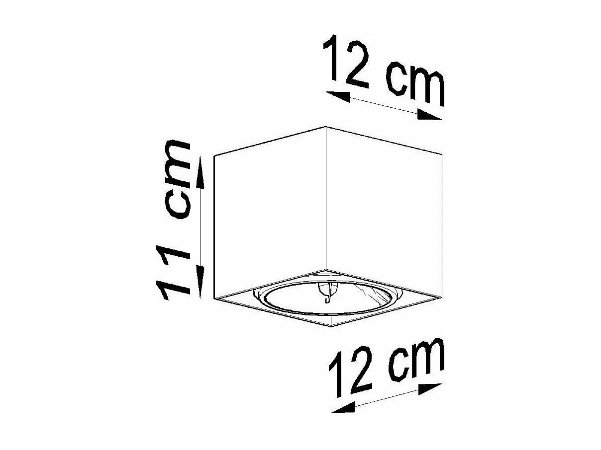 Plafonnier Blackhole gris