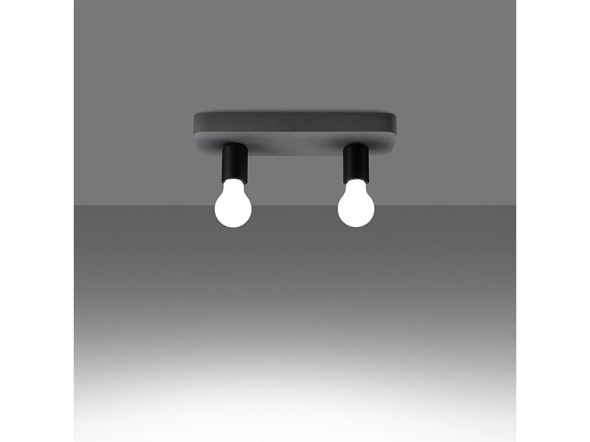 Plafonnier Solea 2 Gris