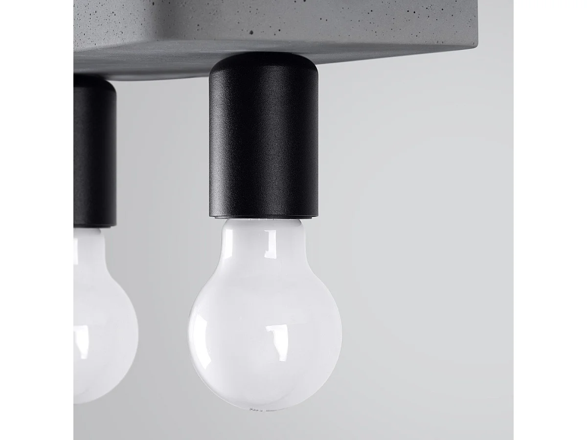 Plafonnier Solea 2 Gris