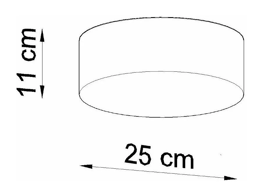 Plafonnier Andromeda gris