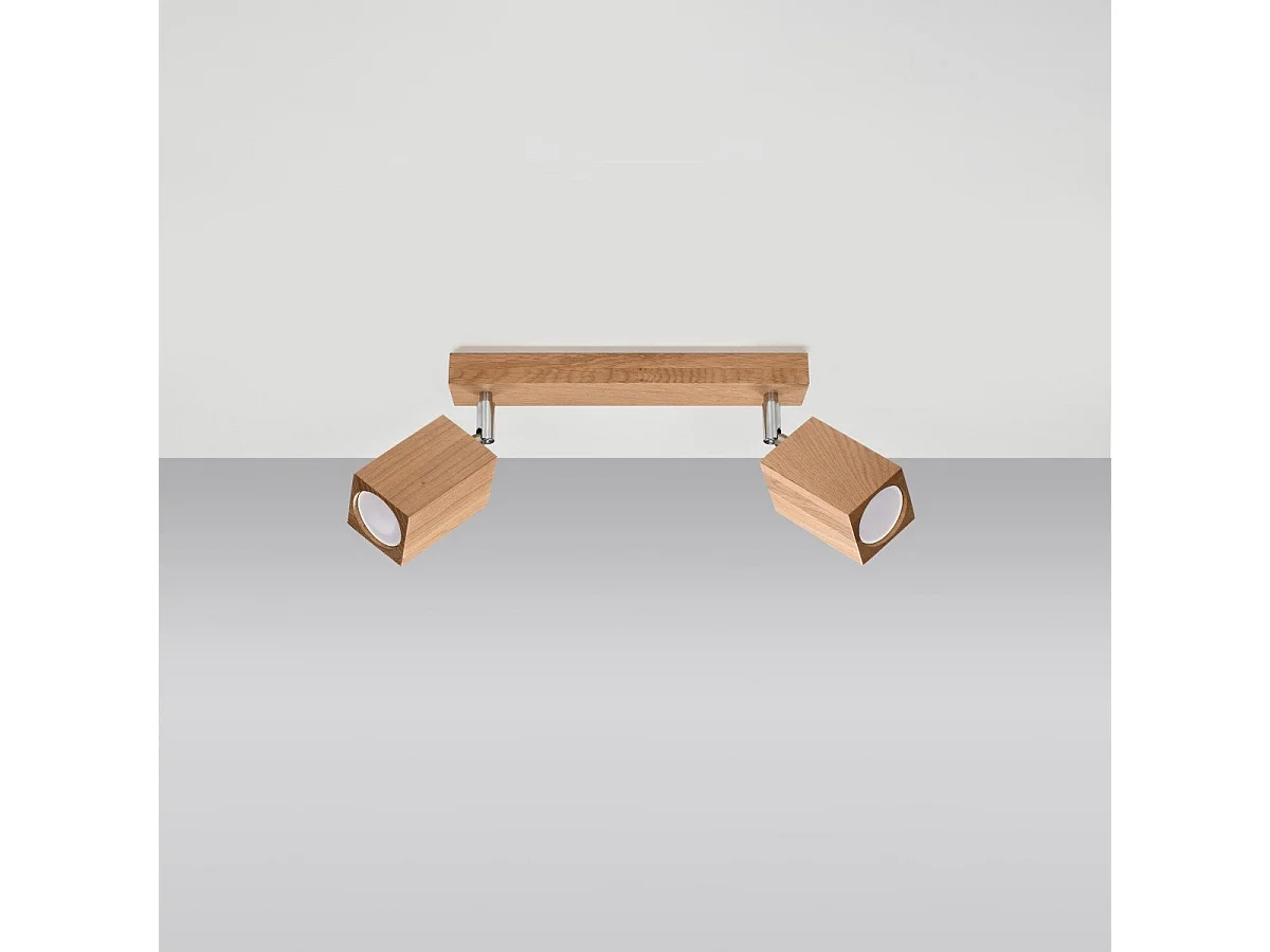 Plafonnier Kepler 2 chêne