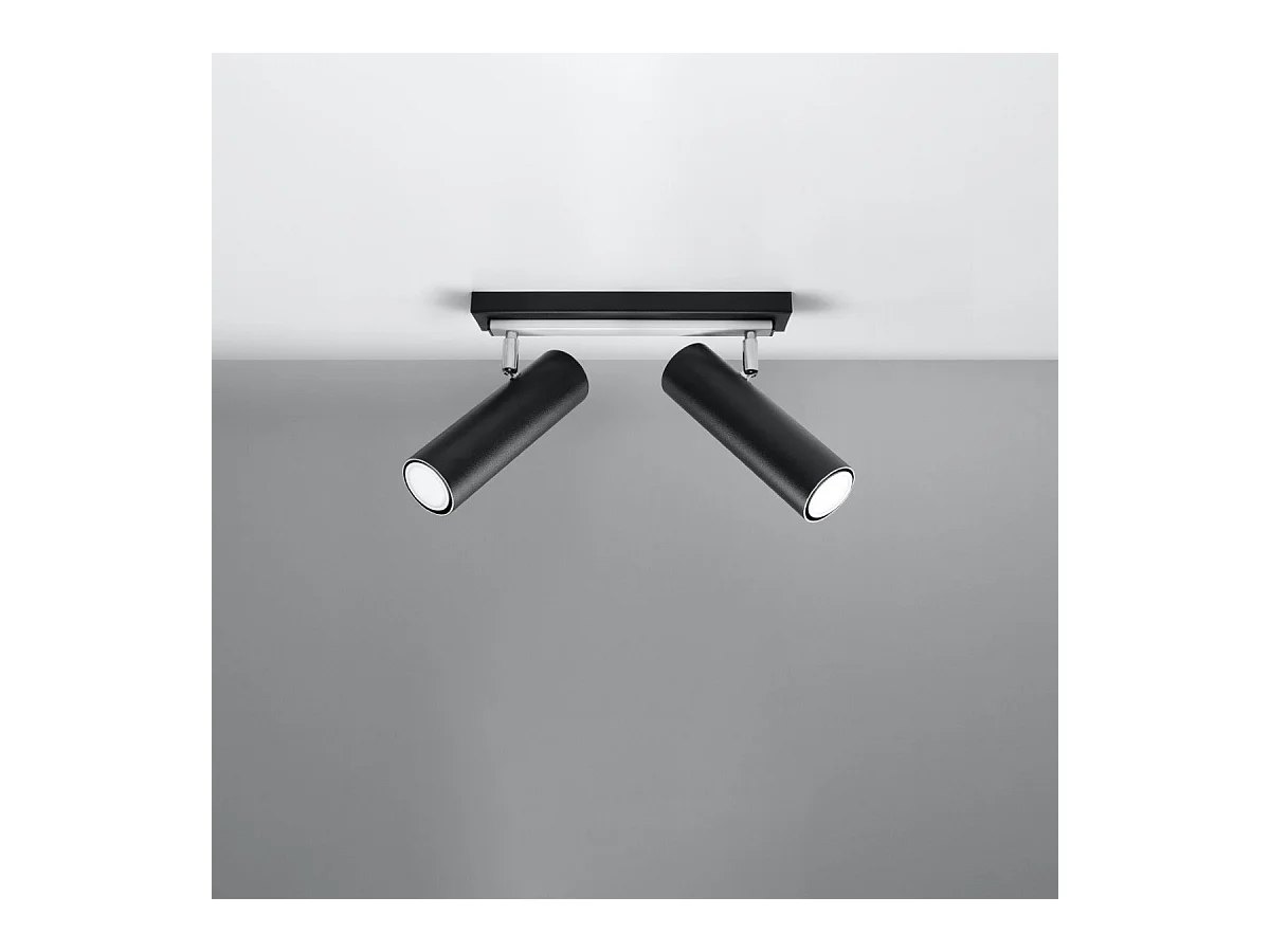 Plafonnier Directional 2 noir