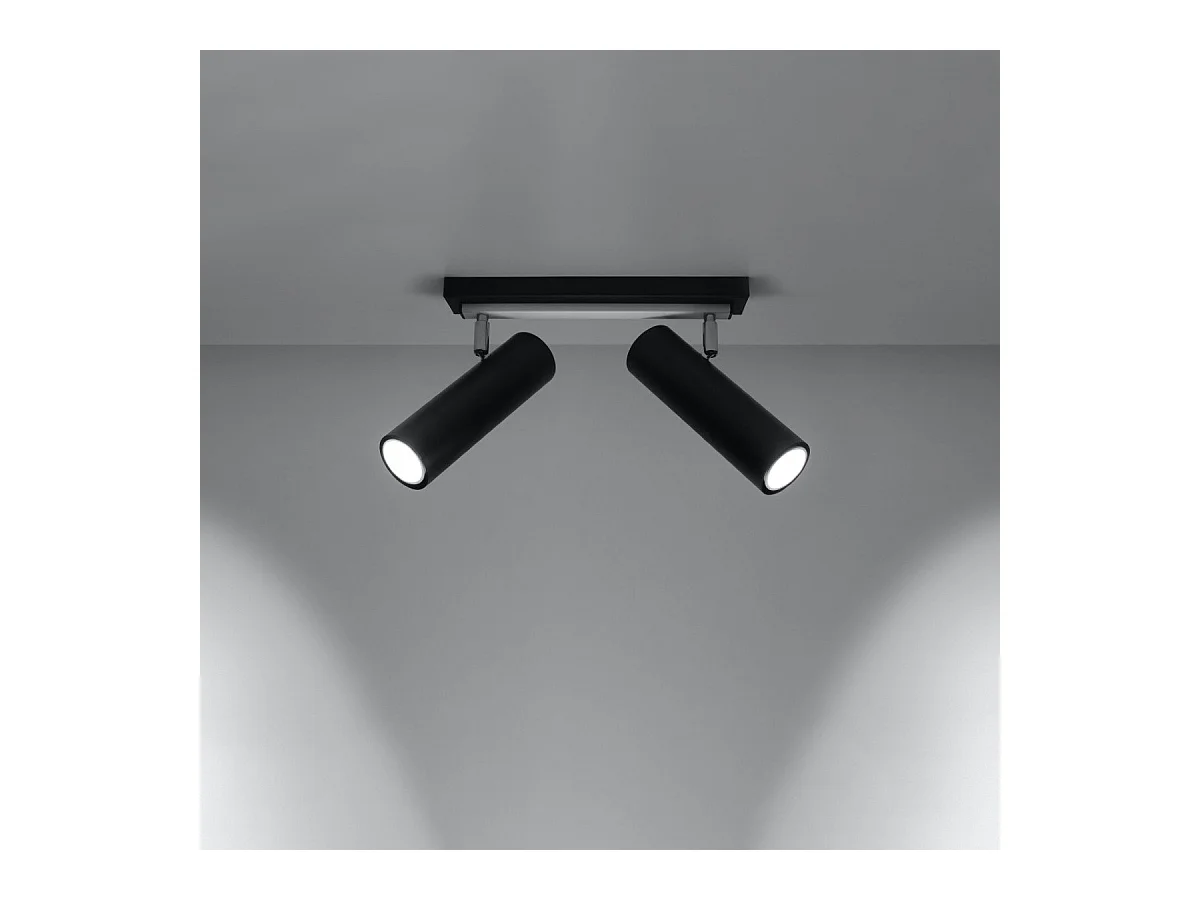 Plafonnier Directional 2 noir