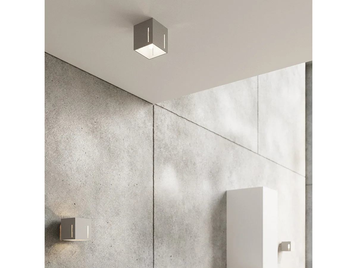 Plafonnier Pixelis gris