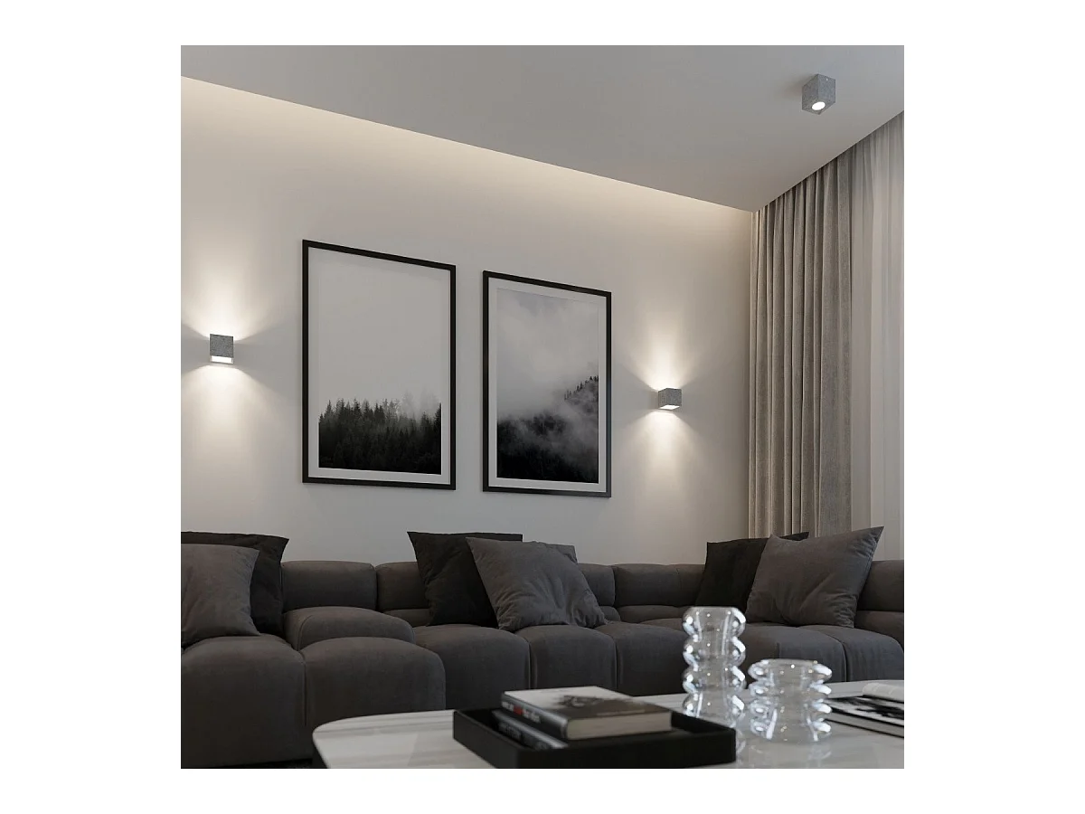 Plafonnier Quasar en béton