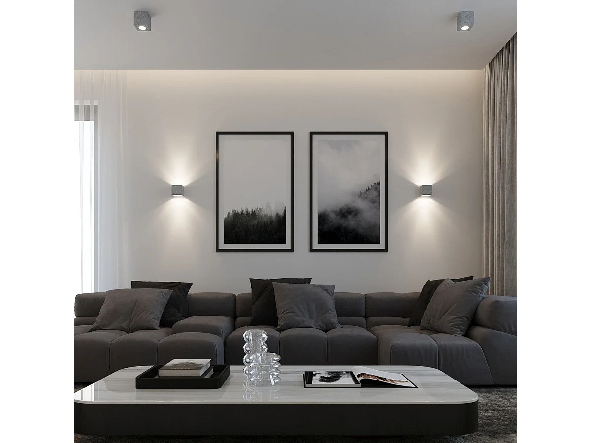 Plafonnier Quasar en béton