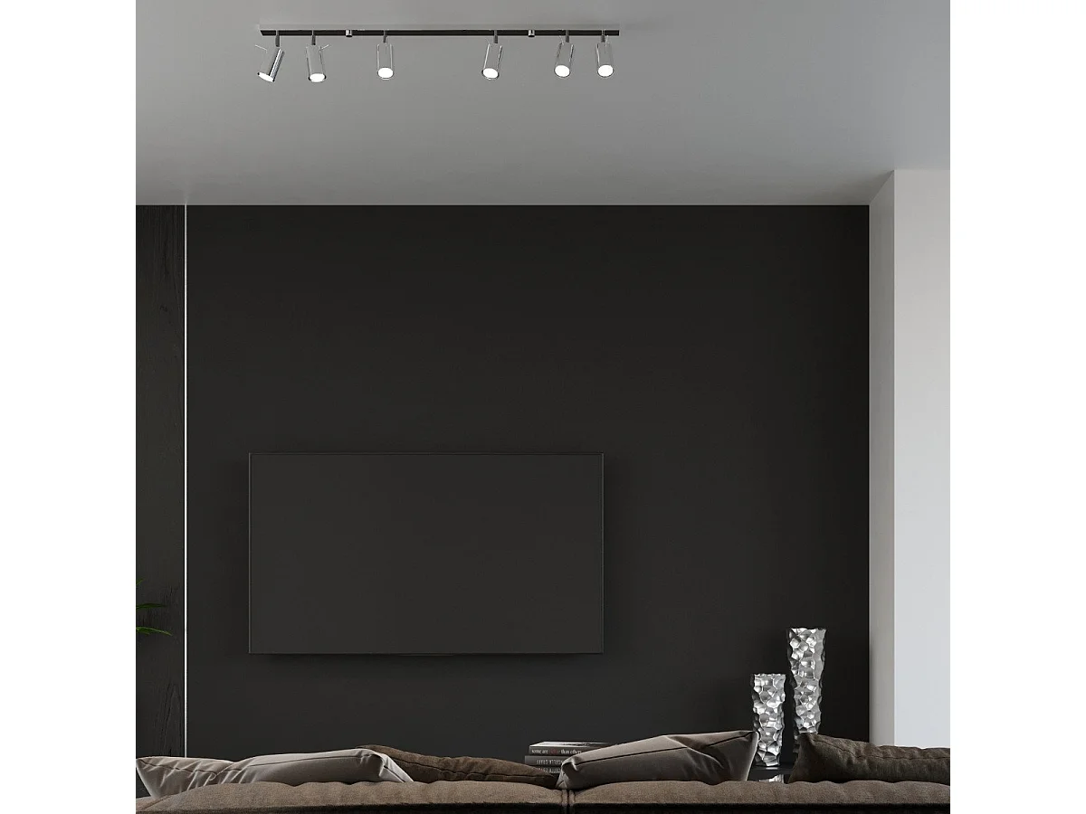 Plafonnier Lysandra 4L chrome