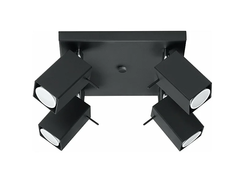 Plafonnier Radiara 4 noir