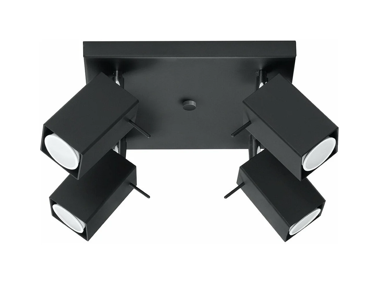 Plafonnier Radiara 4 noir