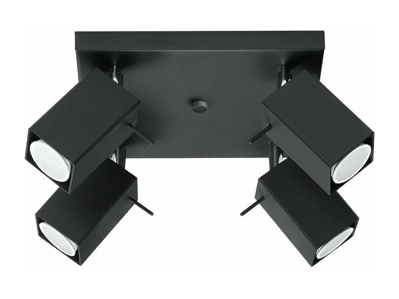 Plafonnier Radiara 4 noir