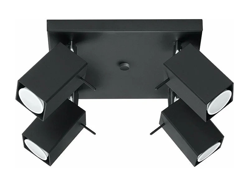 Plafonnier Radiara 4 noir