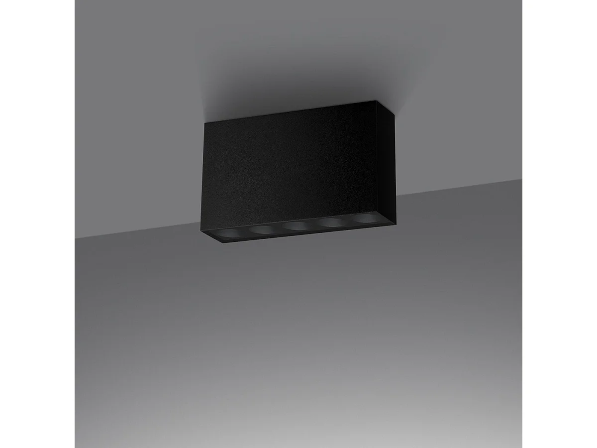 Plafonnier Soleil noir LED