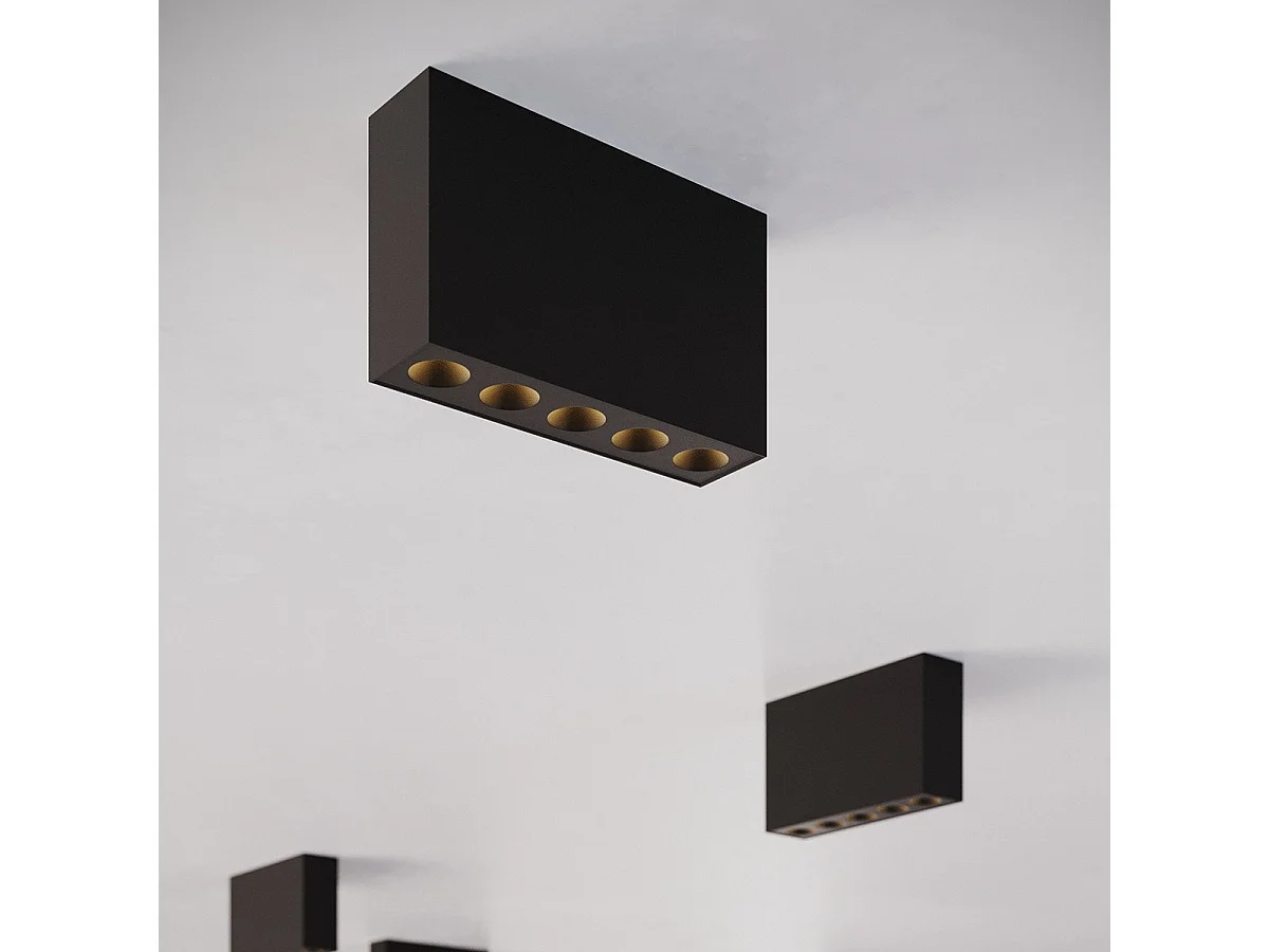 Plafonnier Soleil noir LED