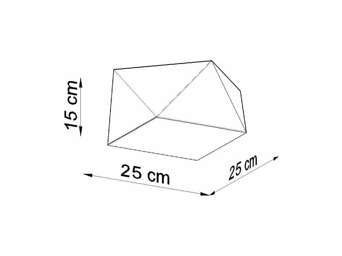 Plafonnier Hexastar 25 blanc