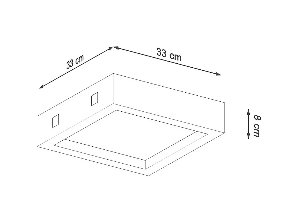 Plafonnier Nyxaria béton