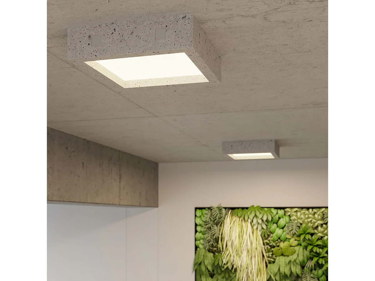 Plafonnier Nyxaria béton