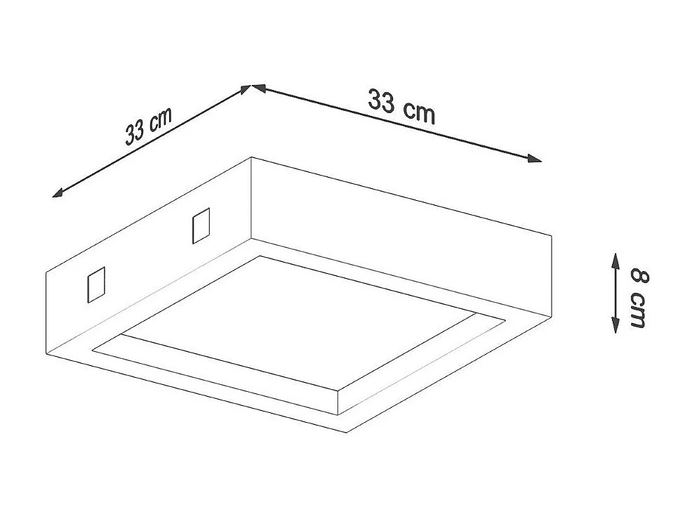 Plafonnier Nyxaria béton