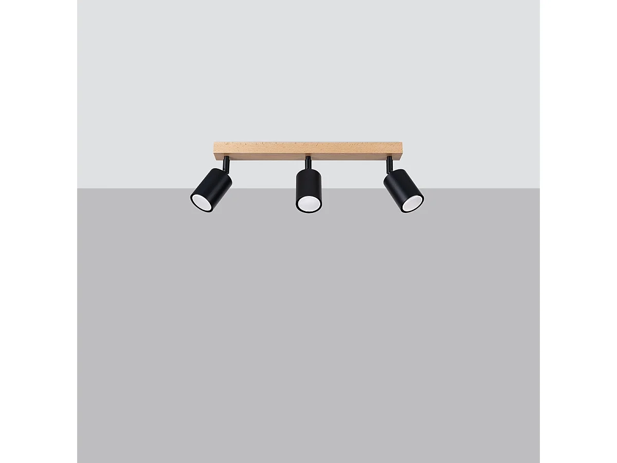 Plafonnier Dior 3L noir