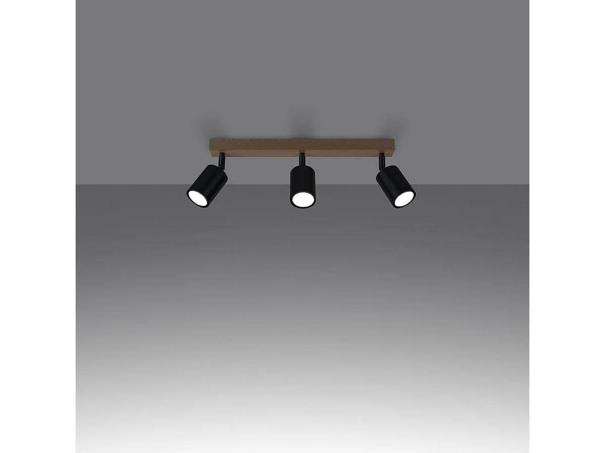 Plafonnier Dior 3L noir