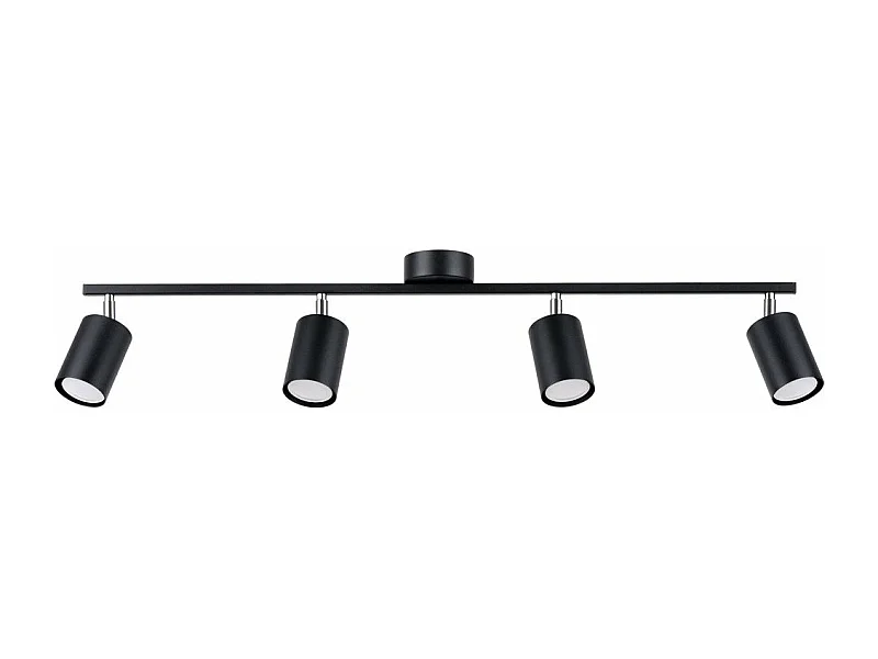 Plafonnier Lucida 4L noir