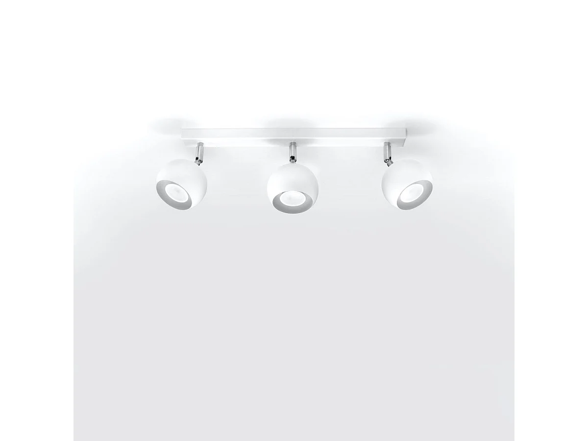 Plafonnier Oculus 3 blanc