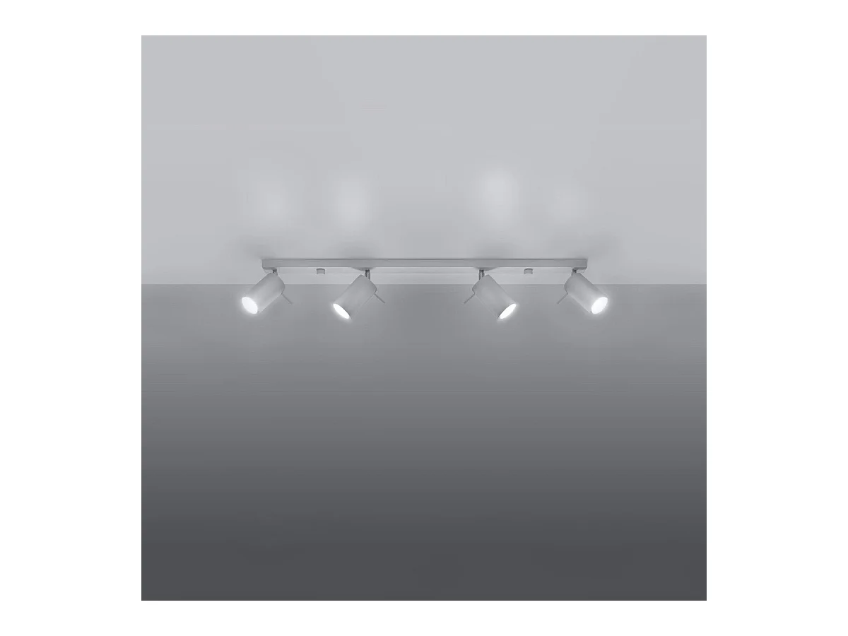 Plafonnier Lysandra 4L blanc