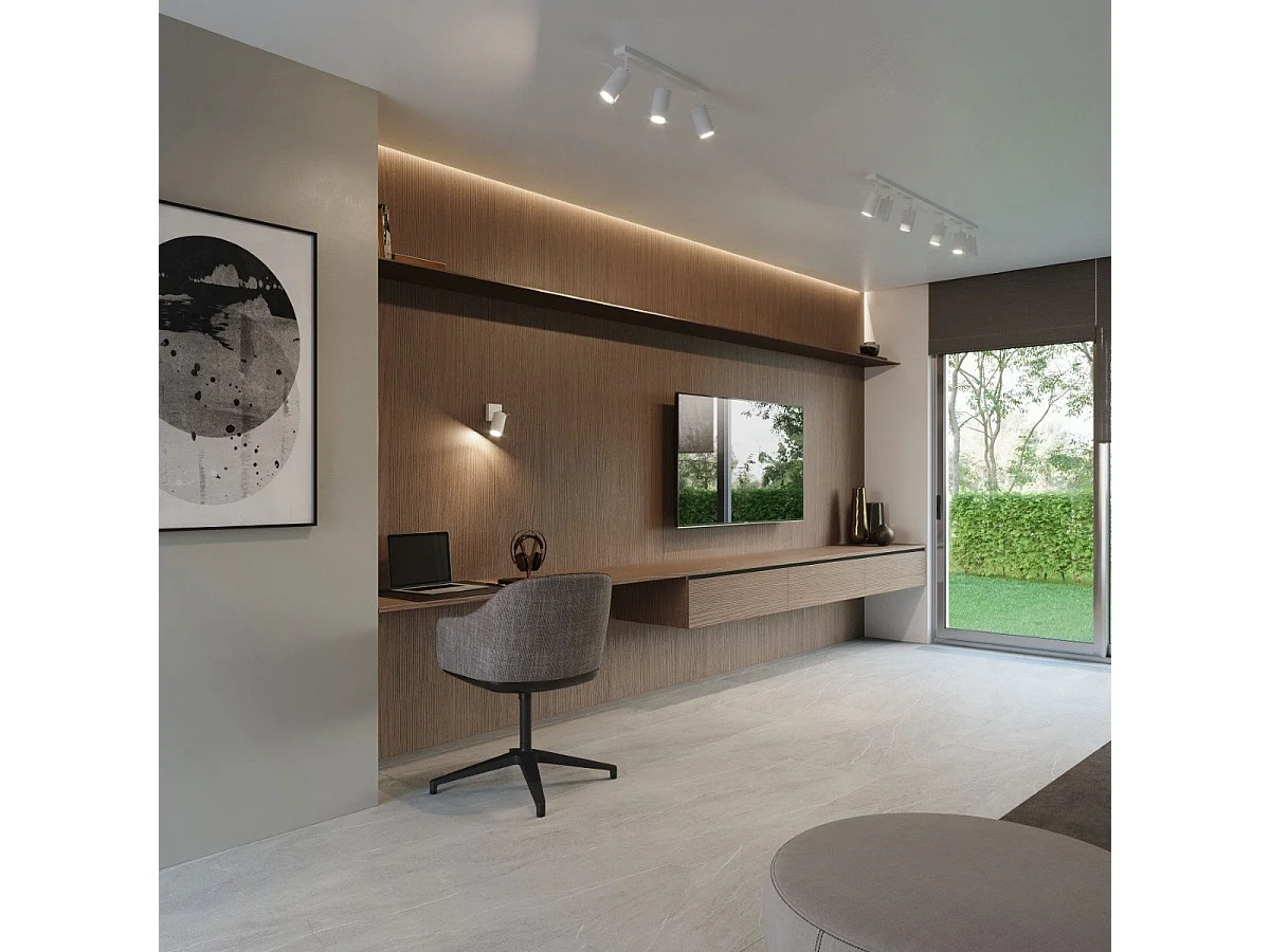 Plafonnier Lysandra 4L blanc