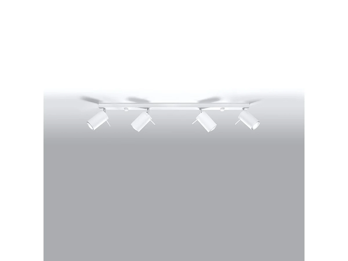 Plafonnier Lysandra 4L blanc