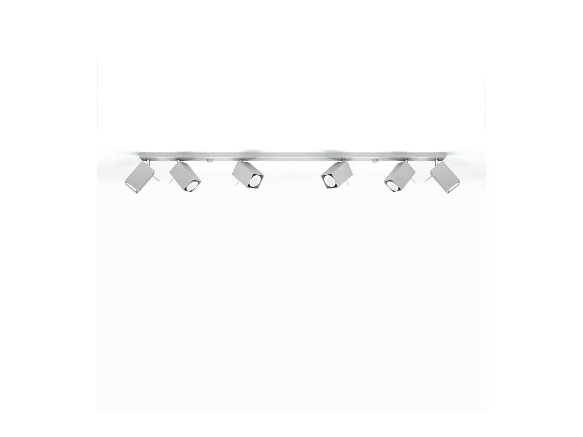 Plafonnier Radiara 6L gris