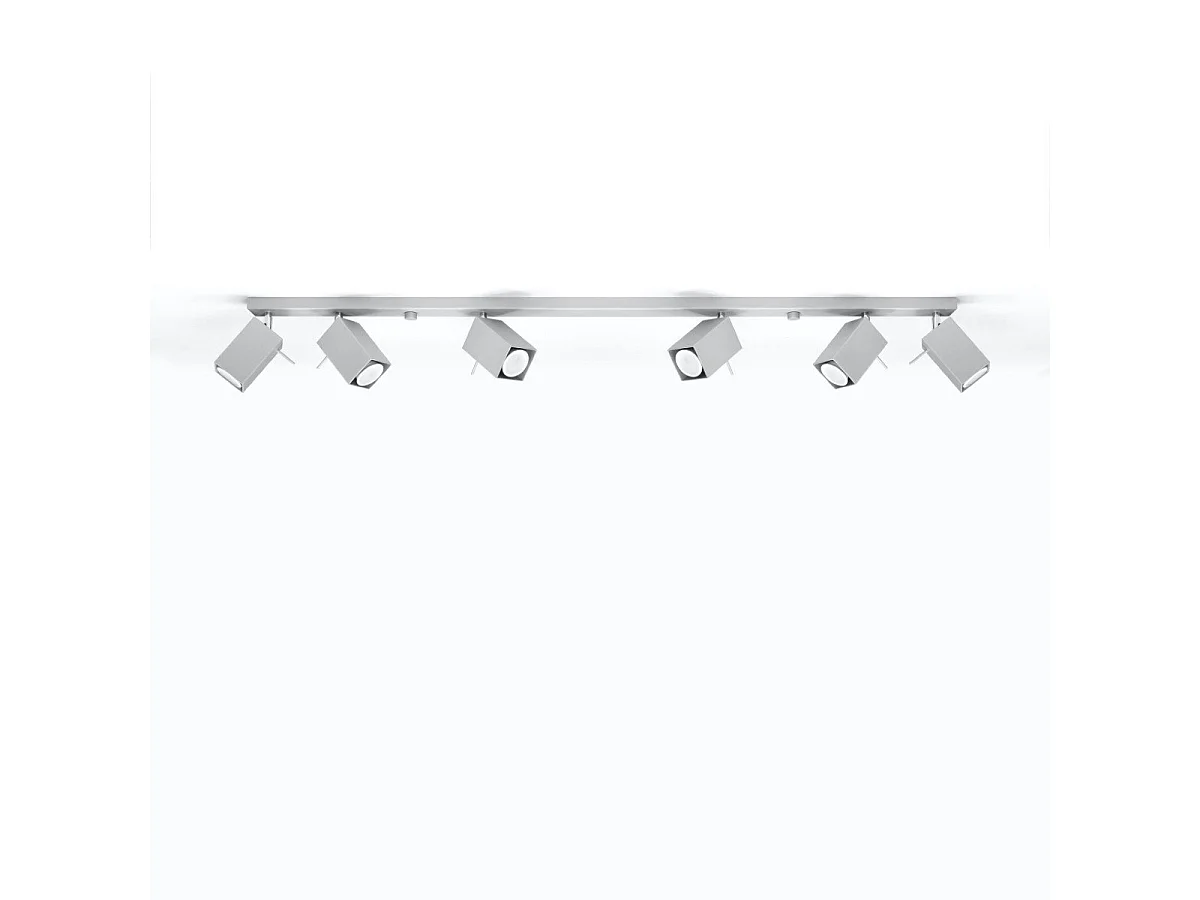 Plafonnier Radiara 6L gris