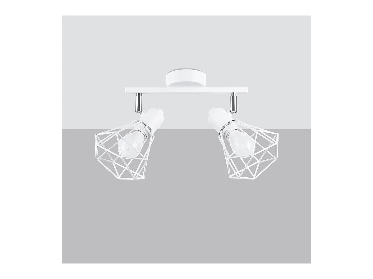 Plafonnier Glisandor 2 blanc