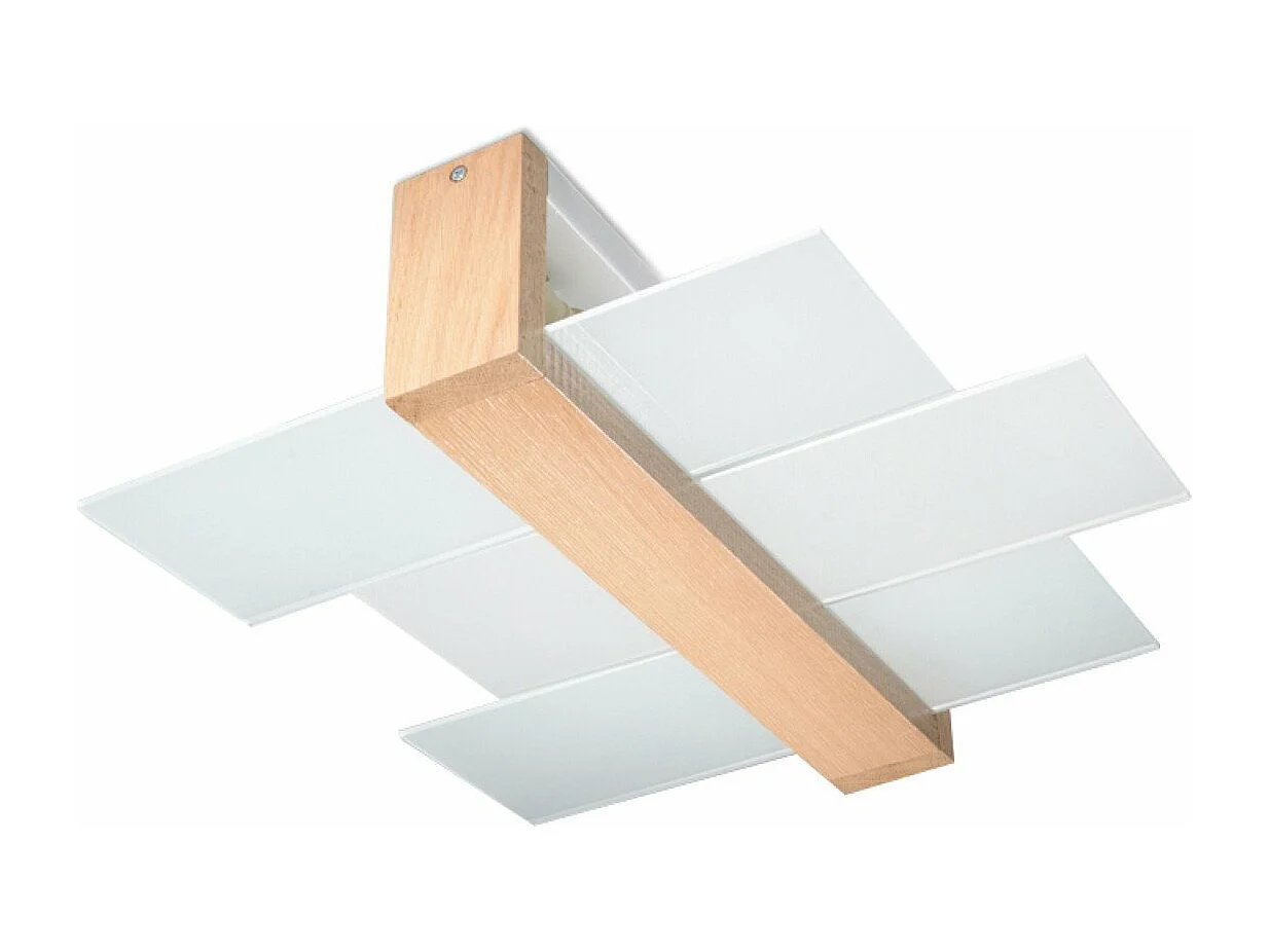 Plafonnier Phoenix 2 en bois naturel