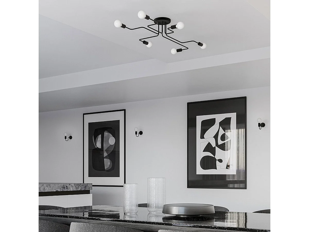 Lustre Orpheus 4 noir