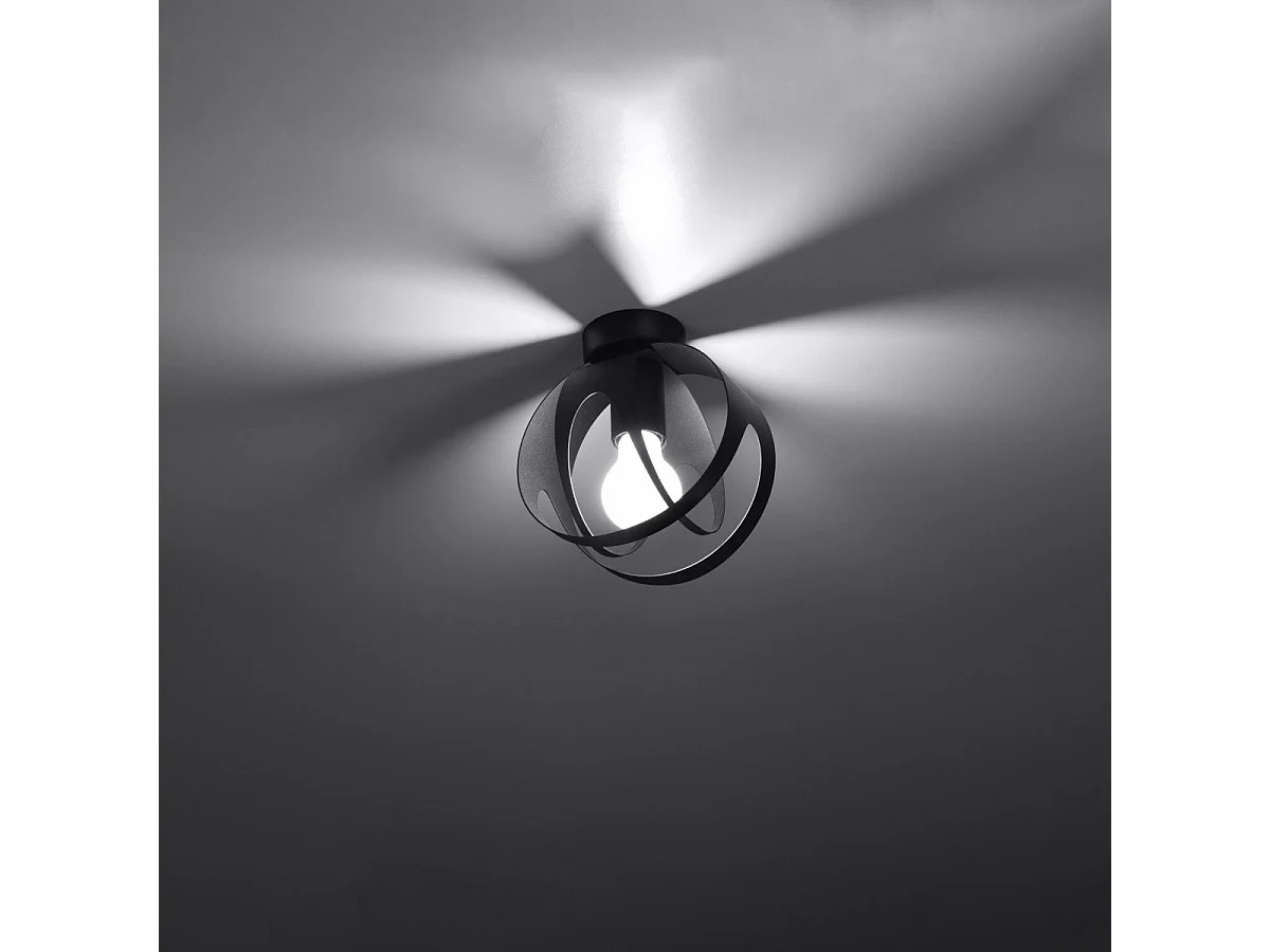 Plafonnier Alden noir