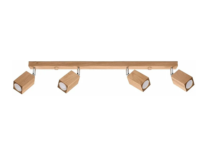 Plafonnier Kepler 4 chêne