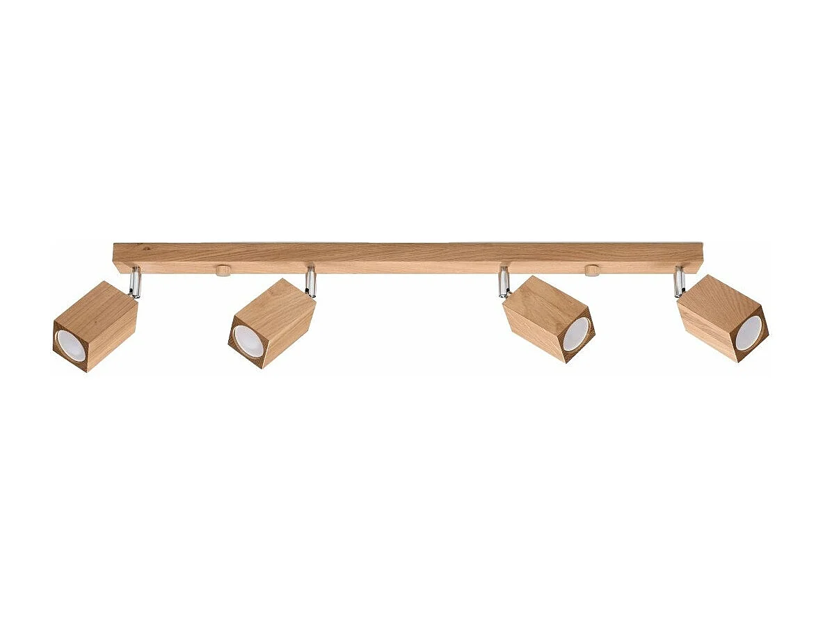 Plafonnier Kepler 4 chêne