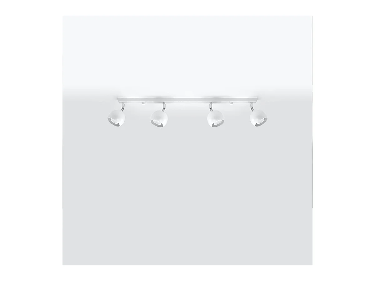 Plafonnier Oculus 4L blanc
